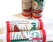 PIZZA BALM, OOOOH Pizza Lip Balm, Moisturizer Unsweetened Natural, Yummy, Handmade