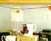 Kitchen Bunting Tea Bags Garland Banner Decor