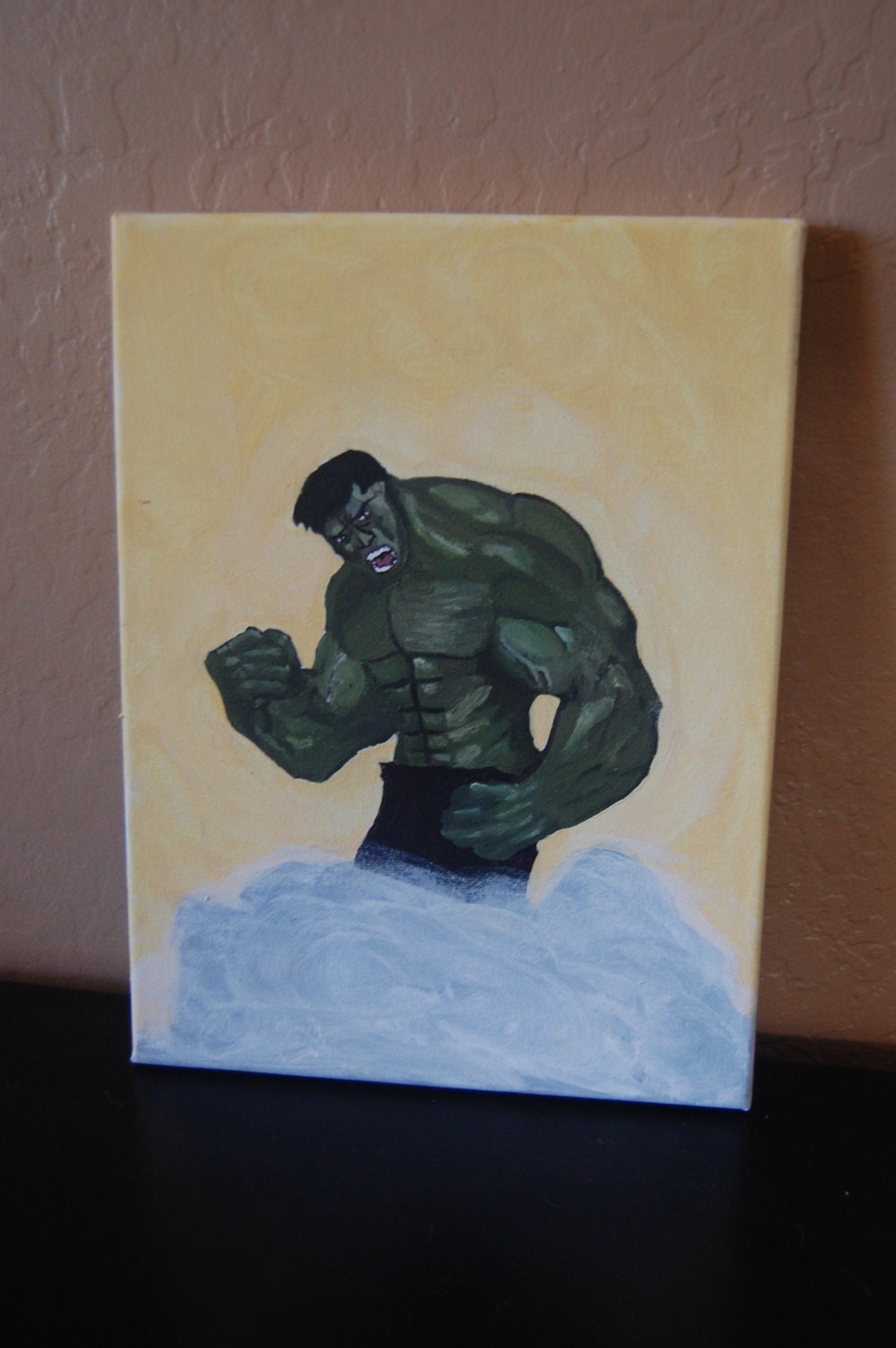Detailed Canvas Acrylic Painting