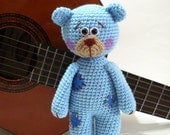 Pattern, Teddy Bear Pattern, Crochet Tutorial, Amigurumi Teddy Bear Pattern - Crochet Teddy Bear Pdf Tutorial