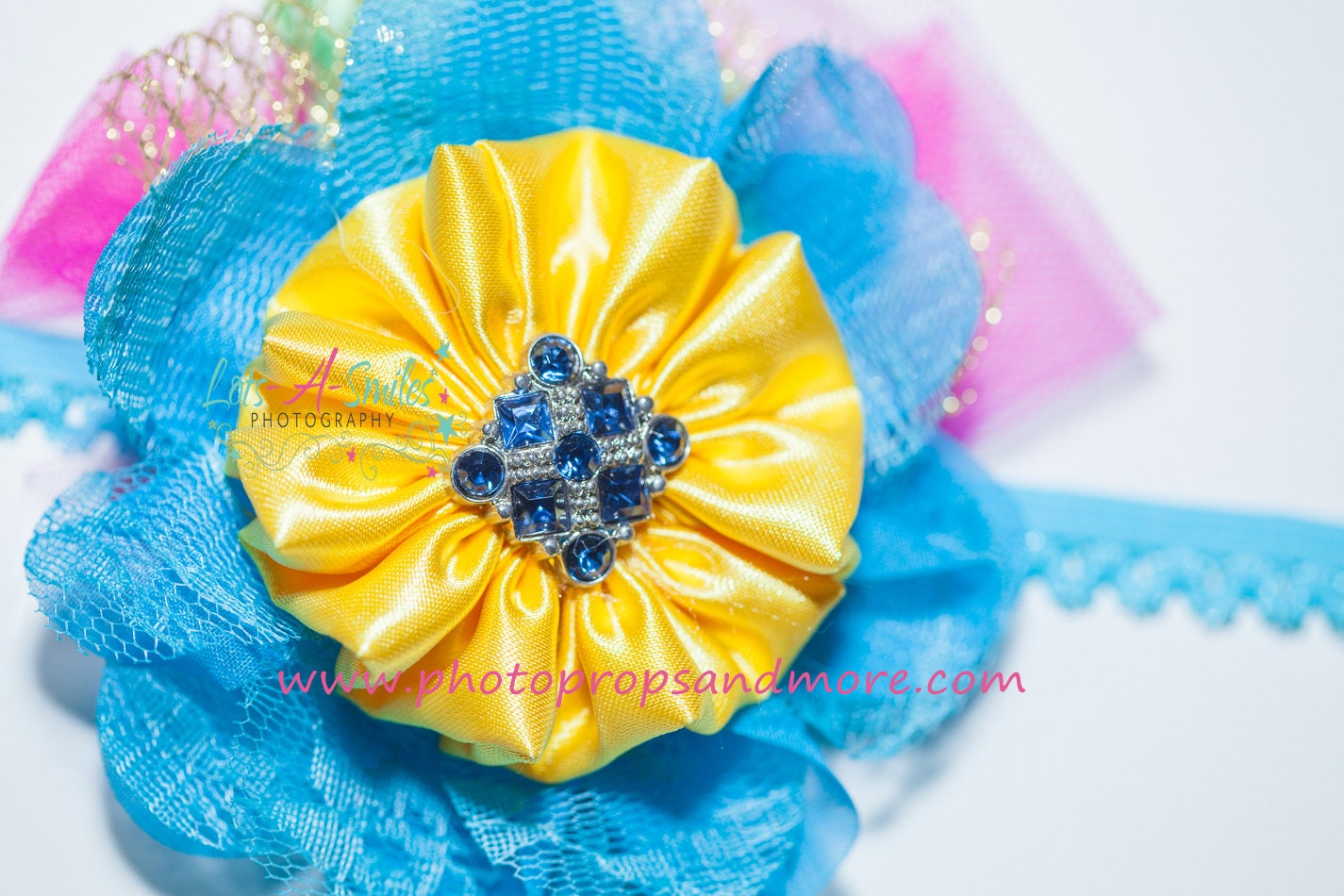 ready to ship - spring / summer Headband,  Baby Headband, Hair Accessory, Flower Headband, Photo Prop, newborn, Girls, Toddlers, Infants