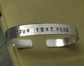 Your Text Here Custom Book Film Novel Movie Quote Bracelet Any And All Fandoms Welcome