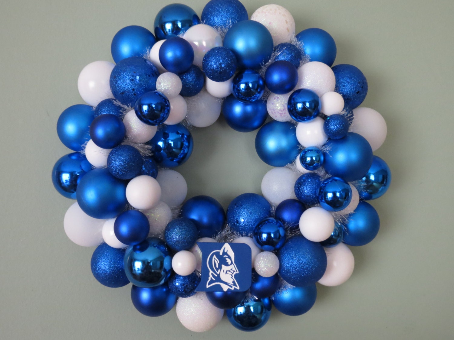 DUKE BLUE DEVILS Ornament Wreath