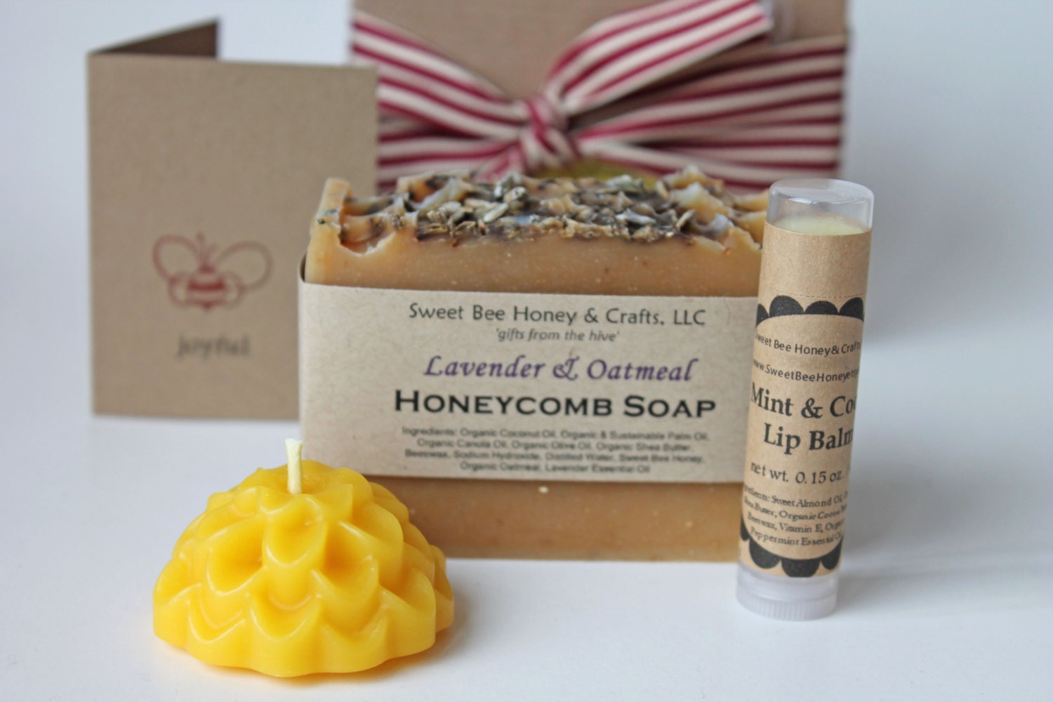 Bee Joyful Gift Set - Your Choice - Thank You Gift, Hostess Gift, Appreciation Gift