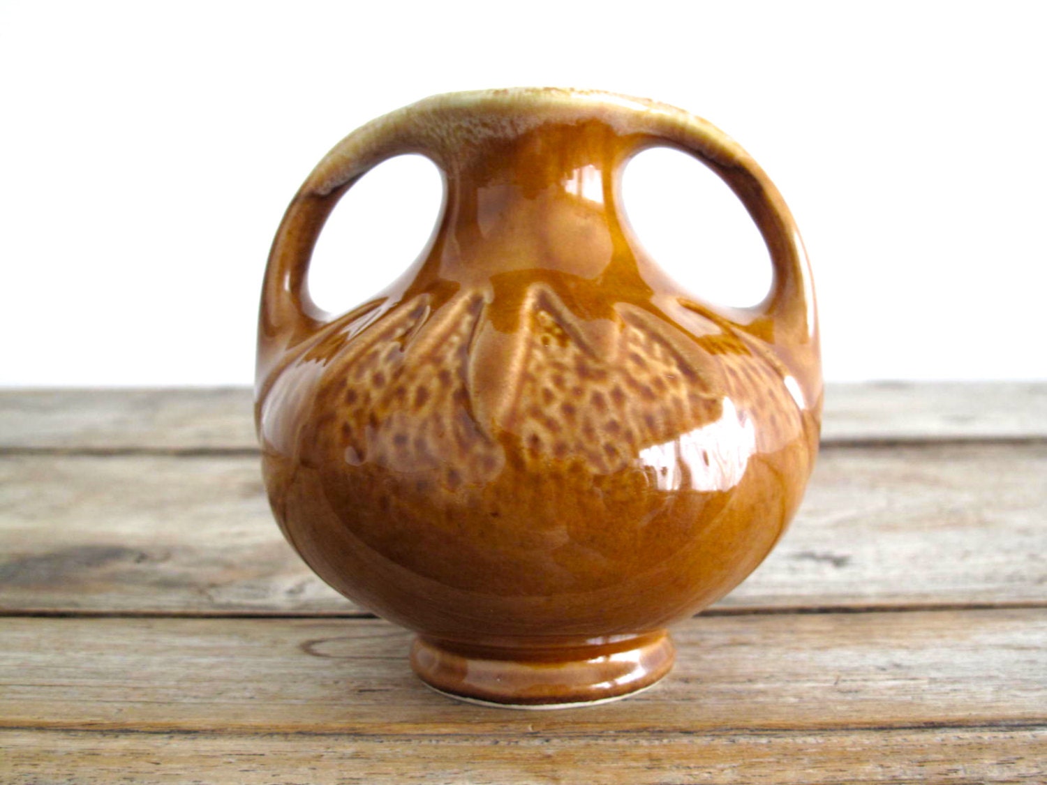Vintage Mini Bud Vase - Mid Century Ceramic Vases - Mid Century Pottery - Rustic Primitive