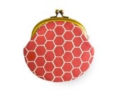 Hexagon Orange Coin Purse