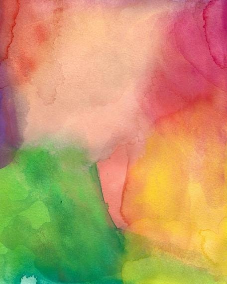 Painting Watercolor, Morning Bloom