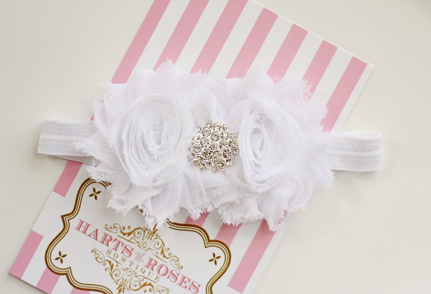 15% off..White Baby Headband..Baby Girl Headbands..Baby Bow Headbands..Shabby Chic Flower Headband.BabyHeadband. Newborn.Toddler Girl