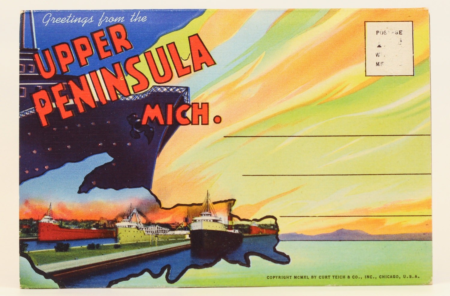 Upper Peninsula Michigan - Postcard Folder - 651