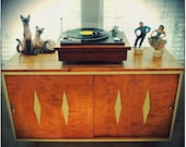 Mid Century Inspired Danish Modern TV Stand Credenza Entertainment Center 48"