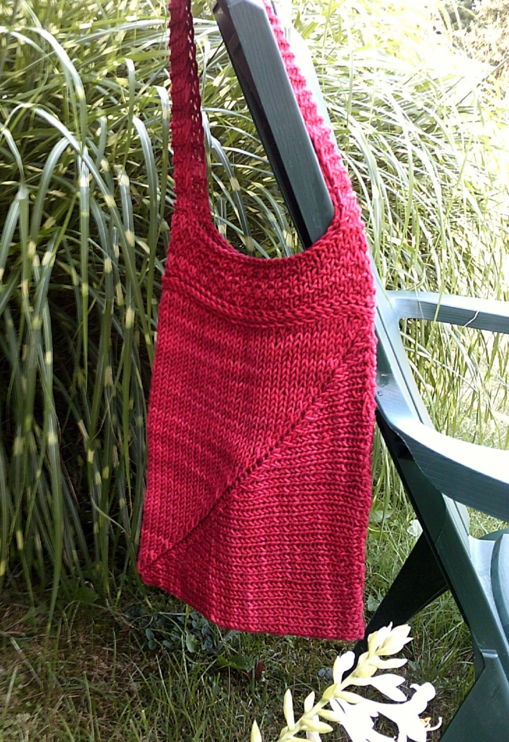 Stitch Red Project Bag Knitting Pattern