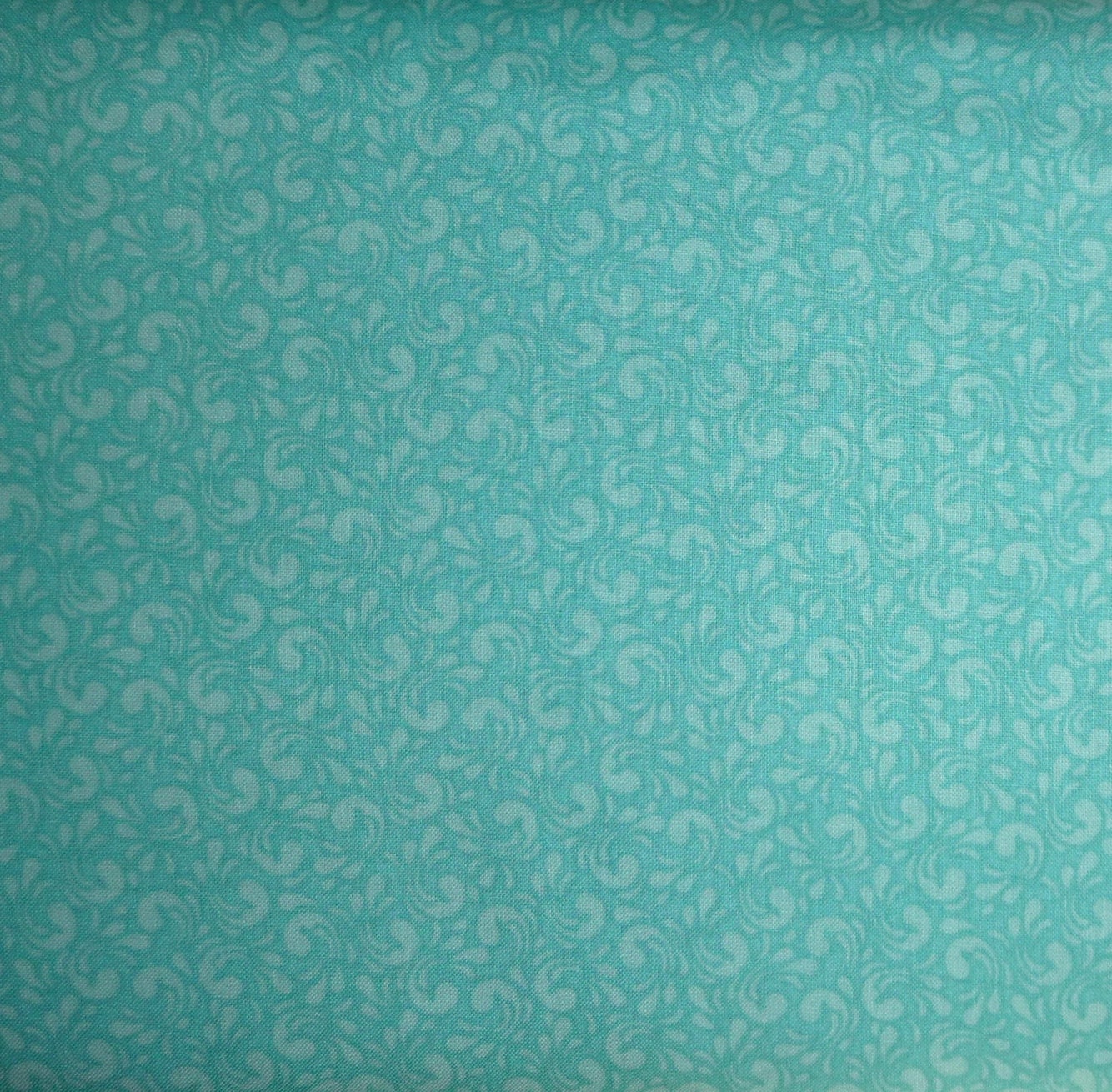 1 Yard Aqua Swirl, Adornit, Quilting Cotton