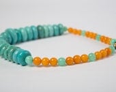 Round Turquoise Necklace