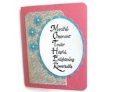 Pink Mothers Day Card Floral Mothers Day Card