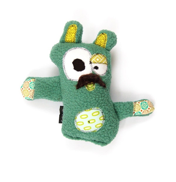 Large Plush SQUEAKER FREE Durable Dog Toy with Secret Heart Fortune  - Just D. Ripe by Fugly Friends