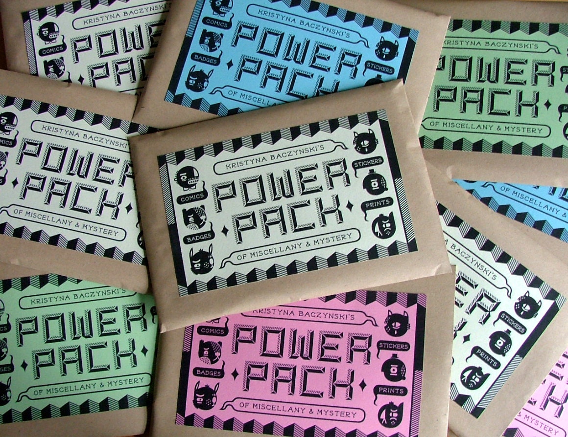 Power Pack - Comics, Prints, Zines, Badges, Stickers & More