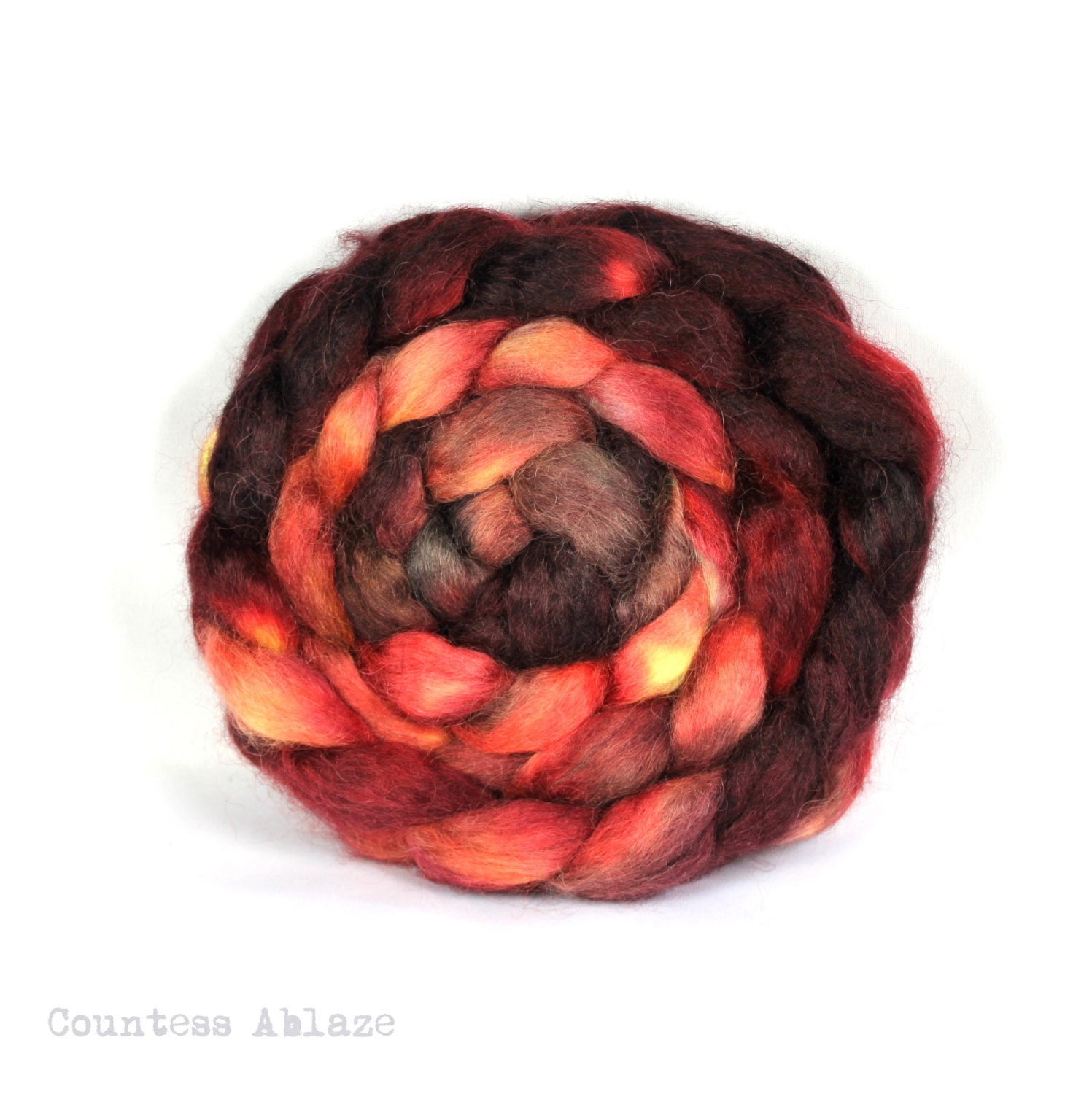 Wensleydale wool - 160 grams - fibre spinning combed top roving - UK seller