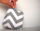 Chevron Pouch. Coin Purse. Pouch Wallet. Zipper Closure. Fabric Lined. Gray Chevron choose solid interior and zipper. Spring/Summer Line.