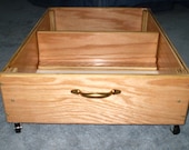 Under Bed Storage - Rolling Drawer - Storage Box for Shoes, Childrens Toys - Bedding - Clothes - Files - Purses