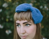 Knitted Oversize Women's Hair Bow: 2 colours available