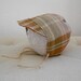 Brown Plaid Newsboy Cap- Photo Prop