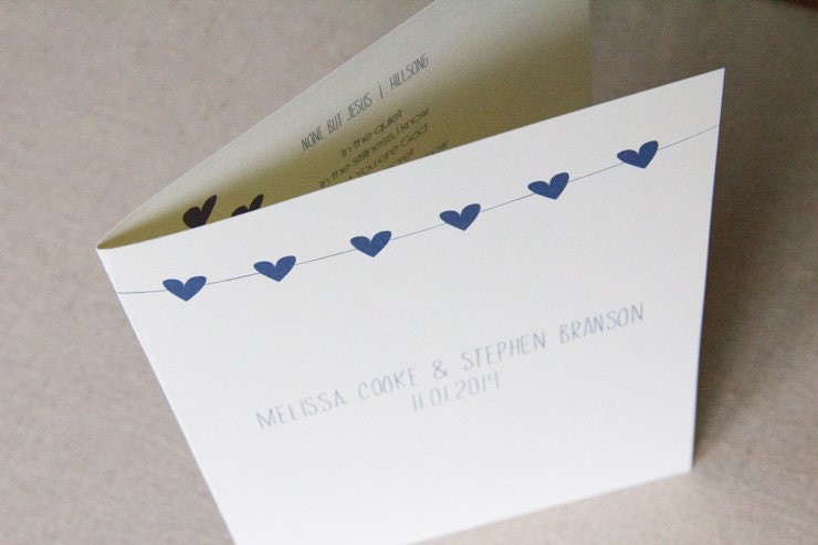 Printable Wedding Program Booklet - choose your design