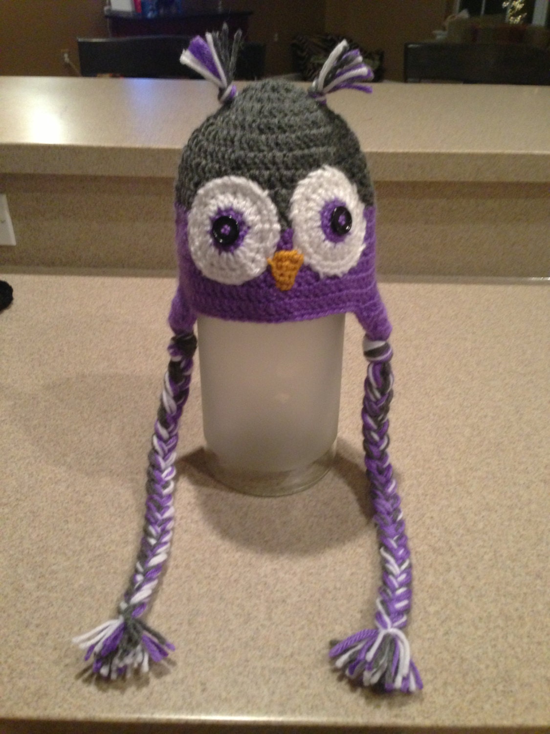 Owl Hat - Child (1-3 years old) -  Ready to ship