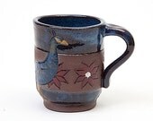 One of a Kind Peacock Mug