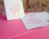 Handmade Cards - Love in Bloom Blank Notes Qty - 20 (2" x 2" / 5 cm x 5 cm)