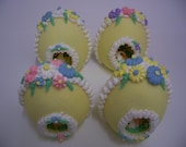 Sugar Easter Egg Panoramic Yellow Fresh 2013 Edible Easter Egg