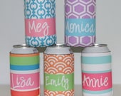 Monogrammed Custom Koozie - Choose your design