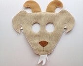 Goat Mask (tan) -CHILD