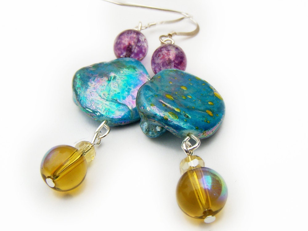 Vashj'ir: Earrings inspired by World of Warcraft - Throne of Tides