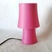 Bright Pink Night Light Lamp for Embellishment Project for Girl or Baby Gift
