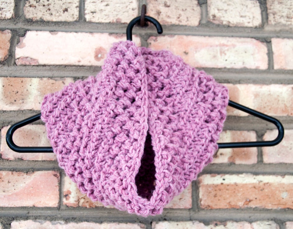 Eclipse Cowl in Dusty Rose