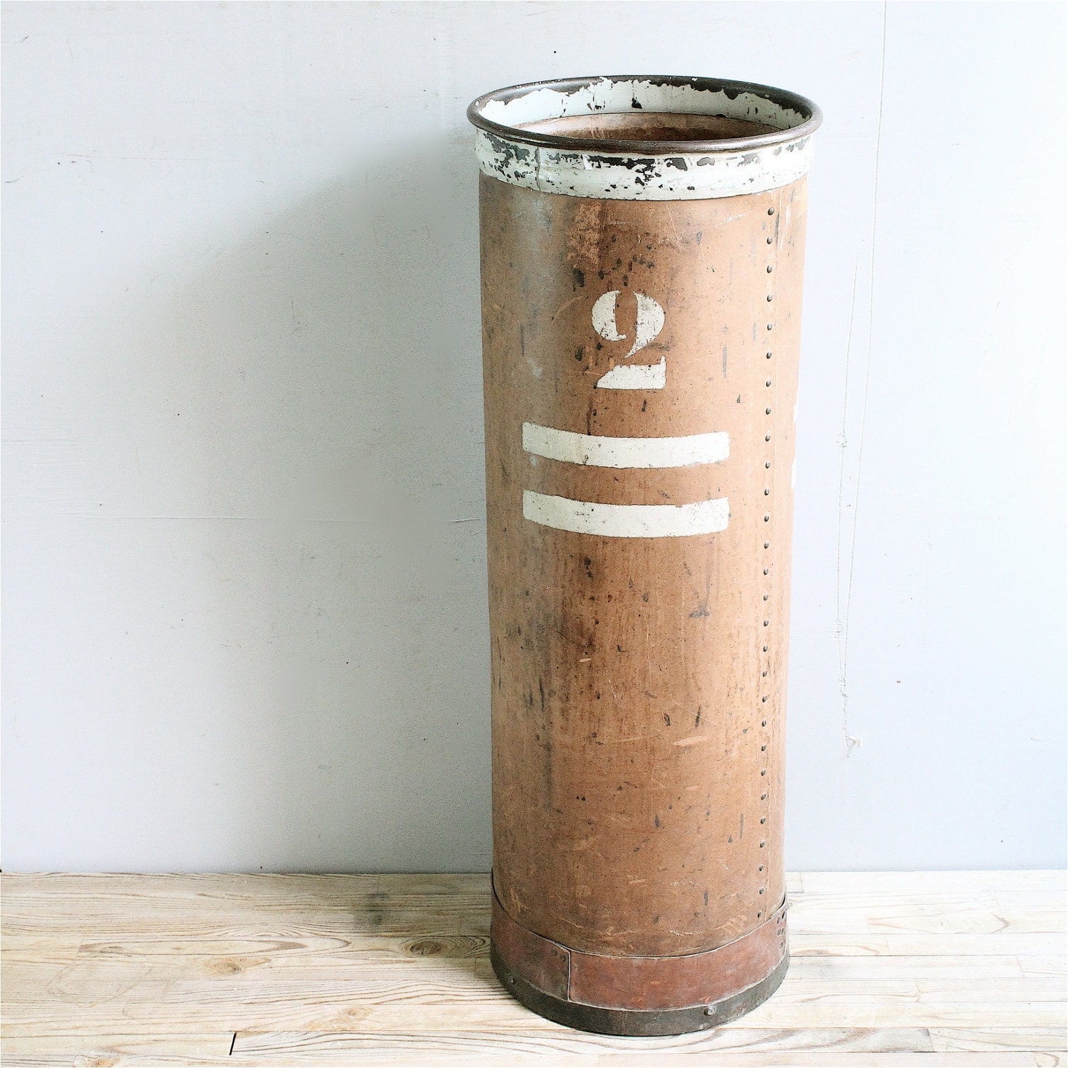 Vintage Xtra Tall Industrial Bucket