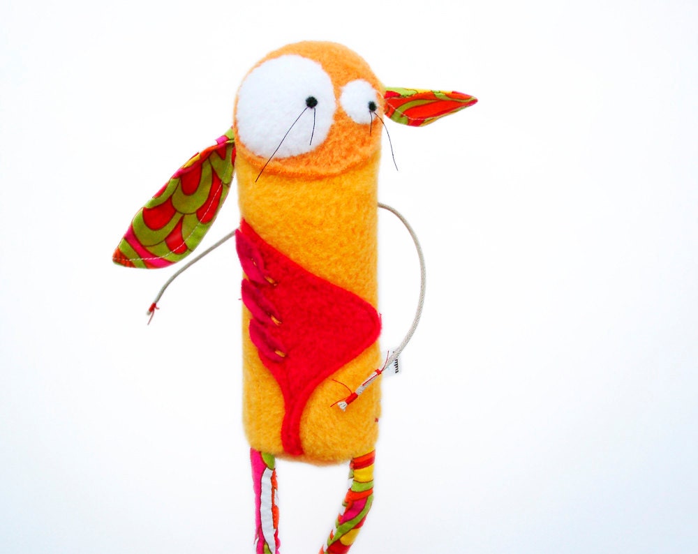handmade plush, INDIVIDUALIST, stuffed animal, toy for children