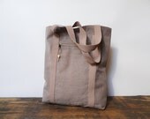 Nuts natural linen hazel shoulderbag messenger urban totebag