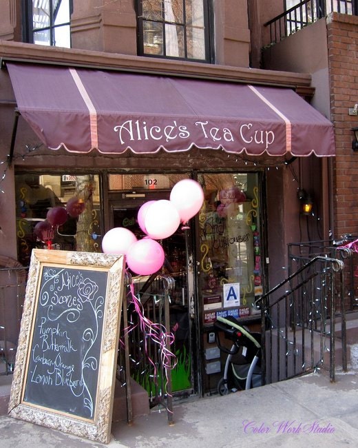 New York Photography Upper West Side Alice's Tea Cup cozy tea parlor restaurant Alice in Wonderland dining bohemian