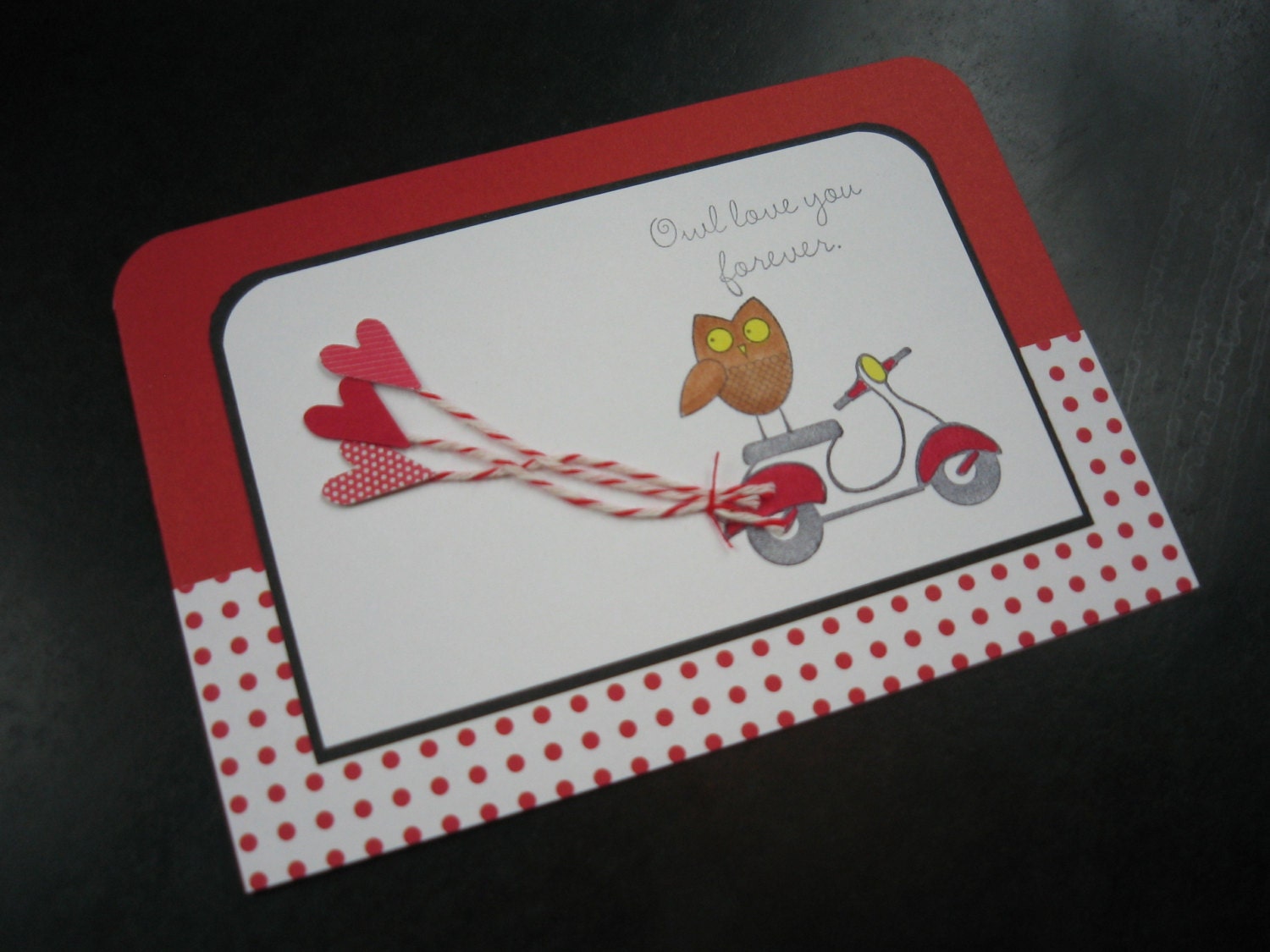 I Love You Card, Anniversary Card, Owl Card