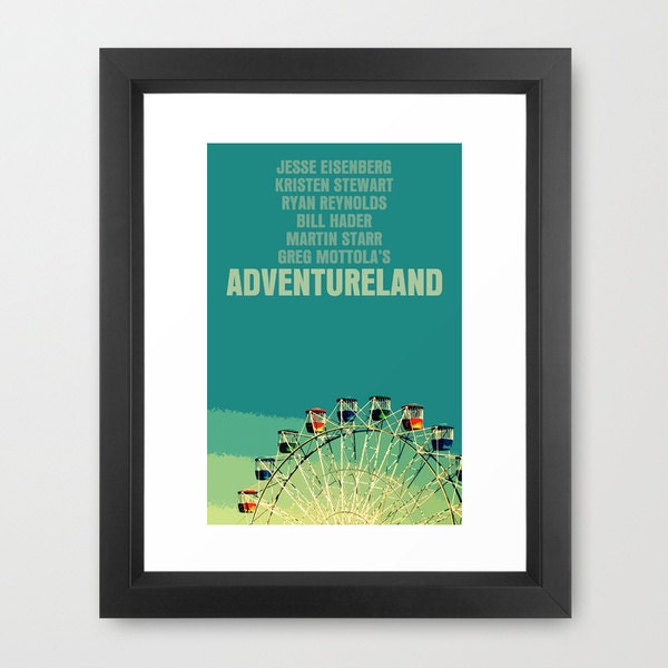 Cult Movie Poster Set: The Squid And The Whale / Adventureland / Mysterious Skin / The Big Chill / Mr Nobody