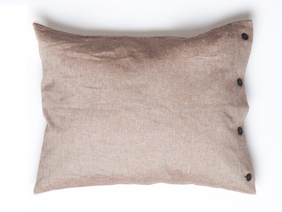 Duvet set Queen Linen duvet cover & pillowcases Wooden dream by Lovely Home Idea