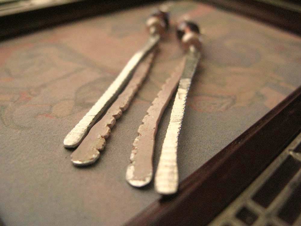 Earrings: Unique jewelry, eco friendly, handcrafted jewelry, handmade jewellery, gypsy, gipsy