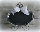 Wedding rhinestone chalkboard French Tuscan Wedding Chalkboard and Magneticboard all in one. Free piece of chalk included. New LARGE Size