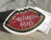 San Francisco 49ers Salt Dough Ornament