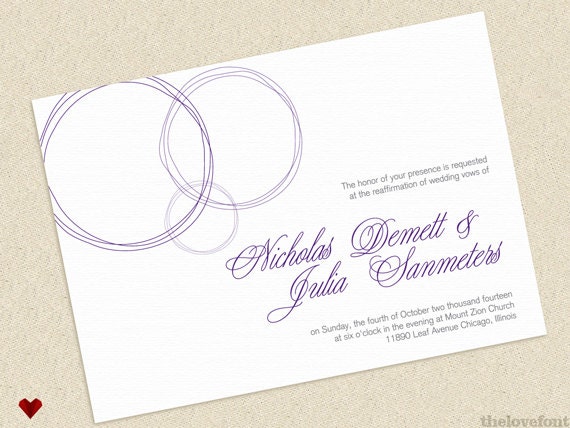 Wedding Invitation - Young Baroque