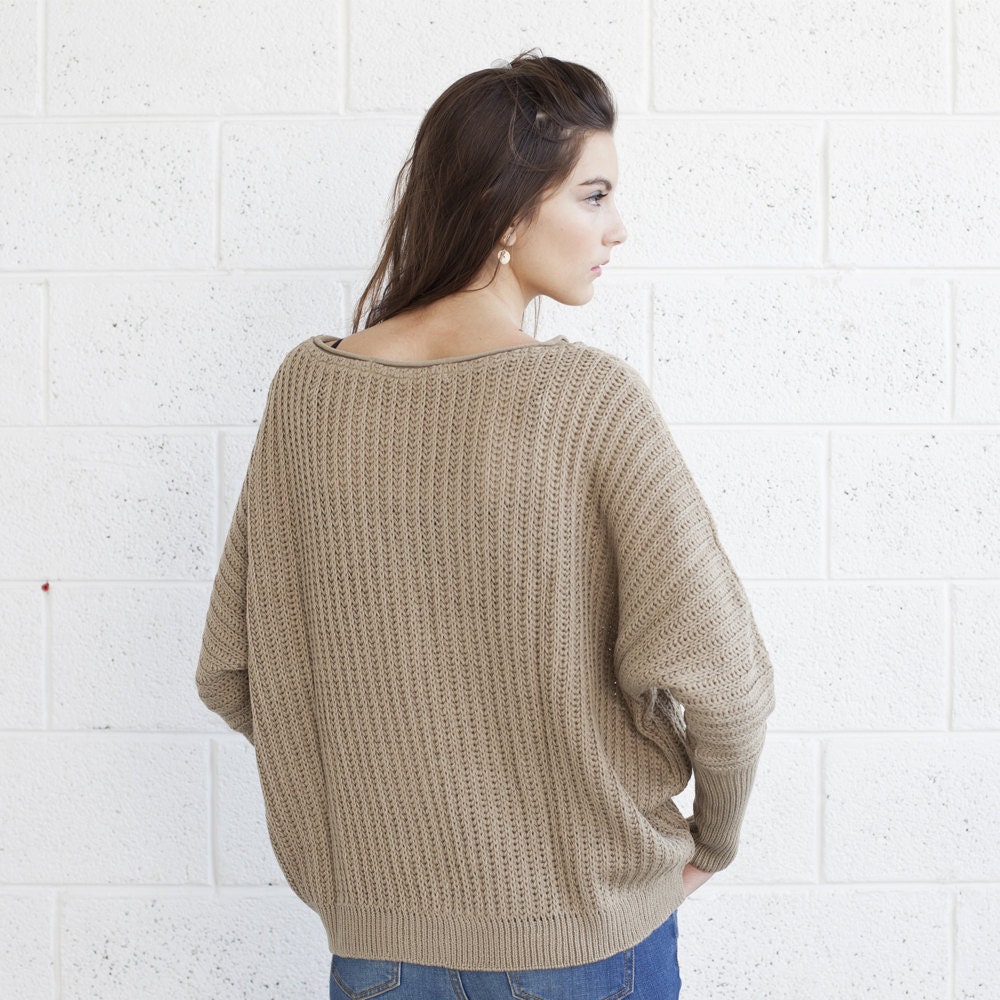 Braided Sweater - Brown