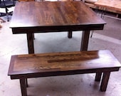 Square Dining Table in Stunning, Reclaimed Oak