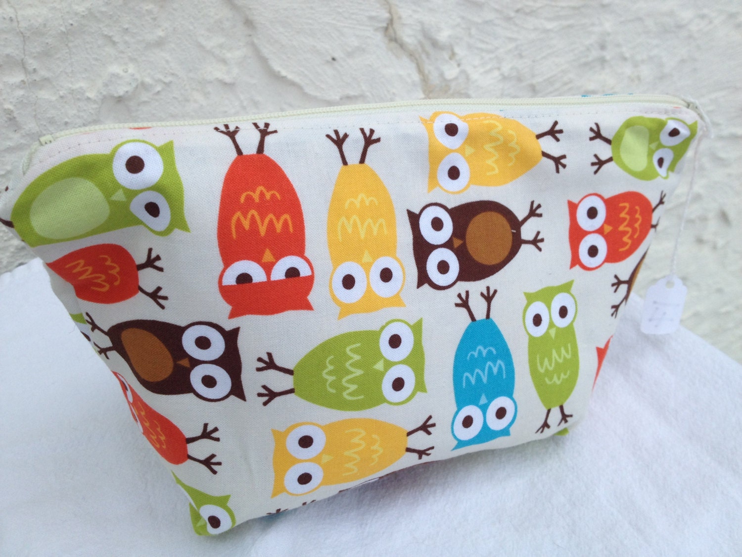 Bermuda Owls Small Makeup Bag
