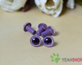 6mm Purple Safety Eyes / Plastic Eyes - 10 Pairs